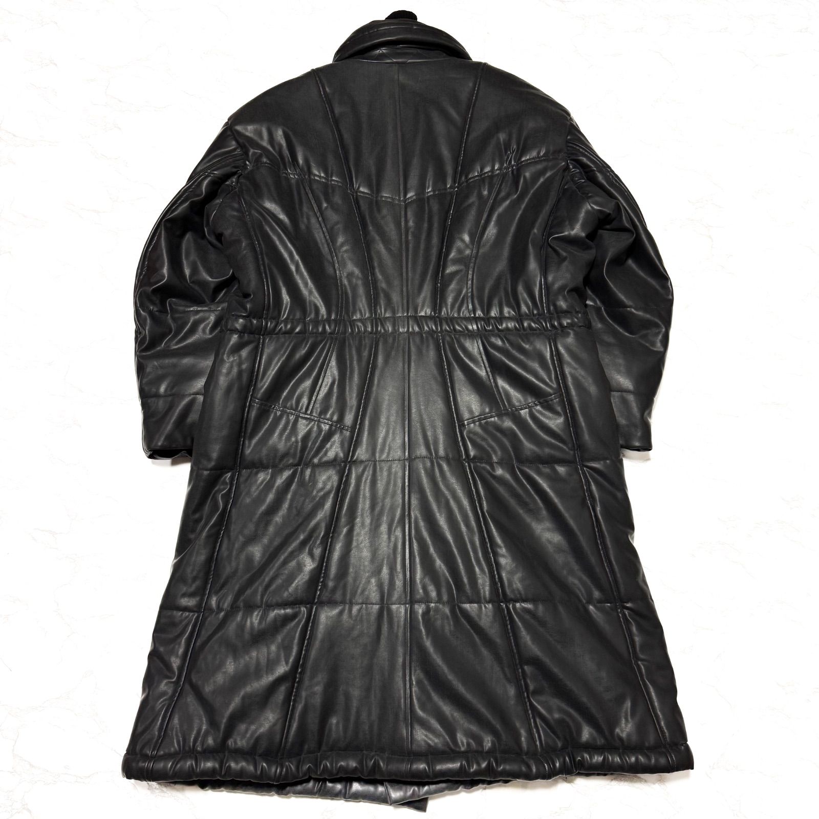 ISSEY MIYAKE MEN イッセイミヤケ メン 商品名 ME63-FA432 96AW archive PUFFER LONG COAT 中綿 コーティング ロングコート コート