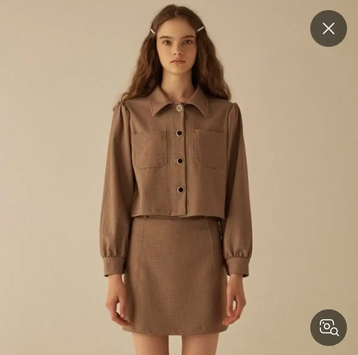 エムジーエムジスタジオ ハウンドトゥース ジャケットスカート セット GINKGOPHARMACY_COM