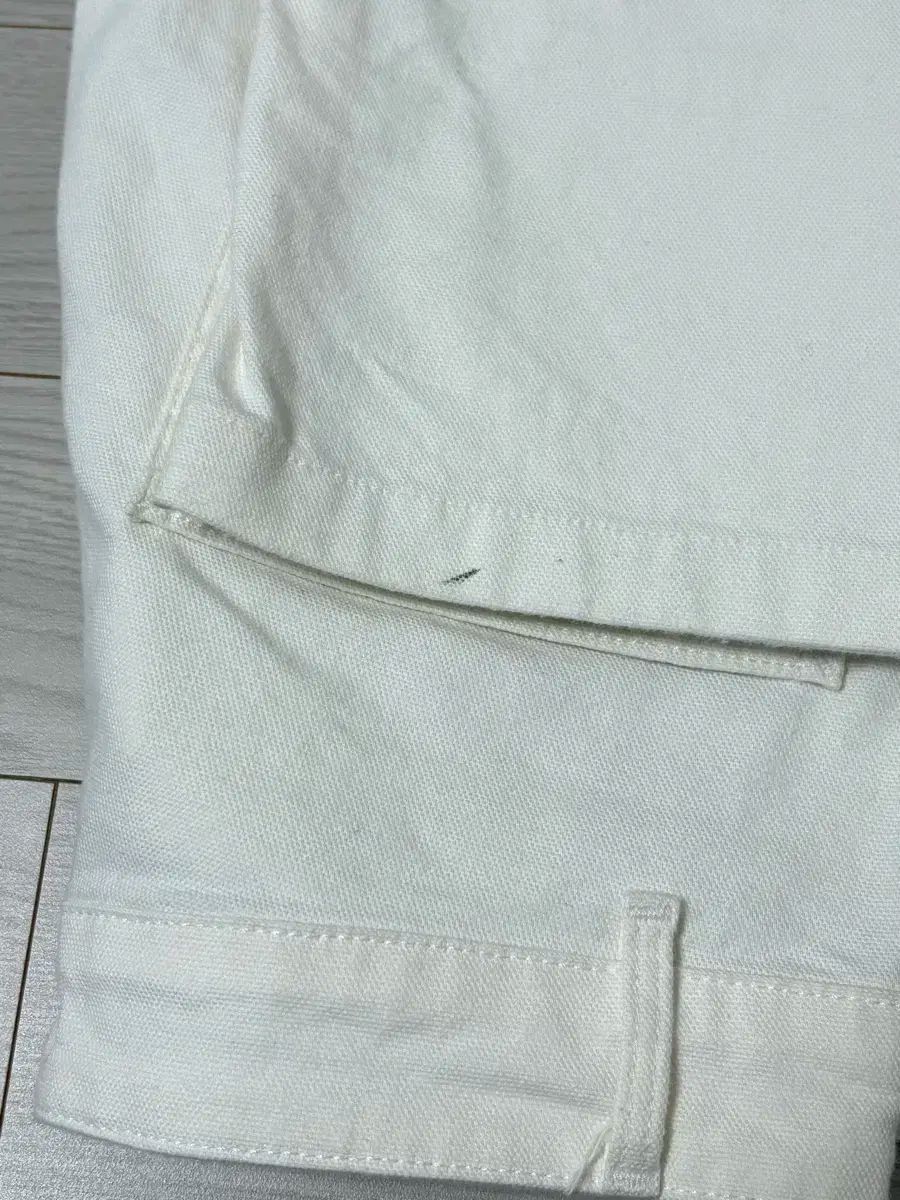 ワークパンツ 白