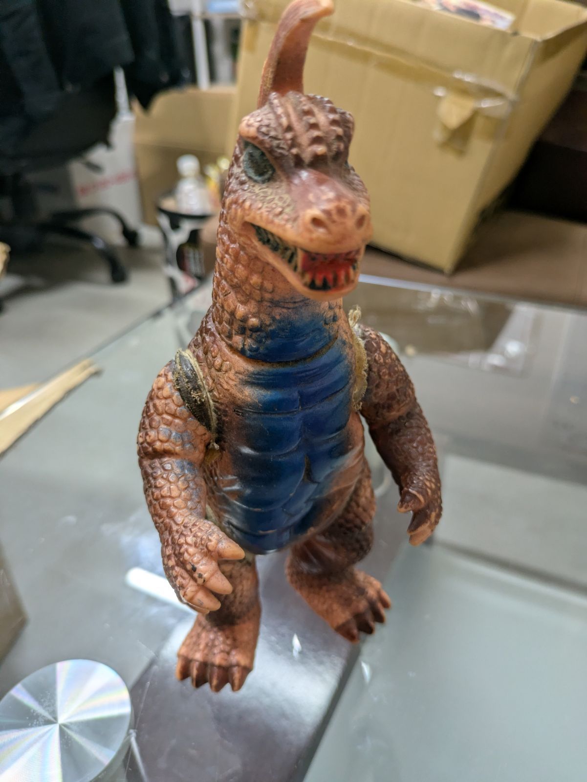 当時物　ブルマァク　アーストロン　ソフビ 希少ブルマァク ミニ ソフビ アーストロン当時物 ブルマァクアース