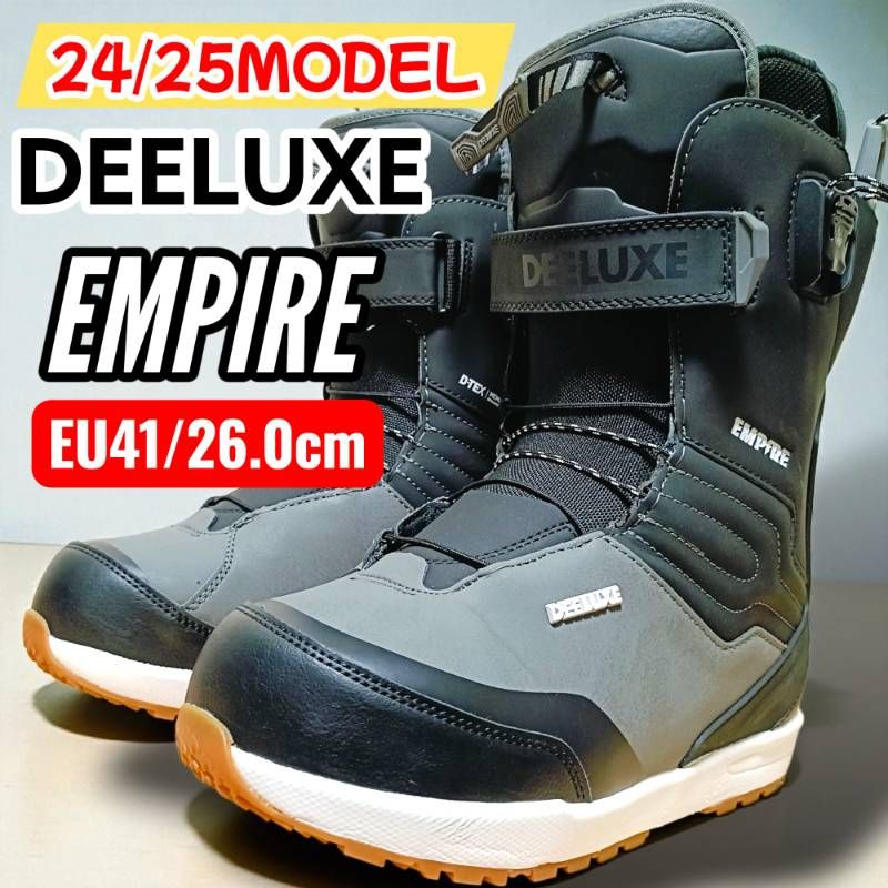 DEELUXE EMPIRE ディーラックス エンパイア EU41 26.5cm スノーボードブーツ 24-25モデル チャコール
