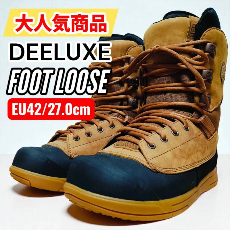 DEELUXE FOOTLOOSE ディーラックス フットルース EU42 27cm スノーボード 雪板 スノスケ ブーツ レザー スノースケート