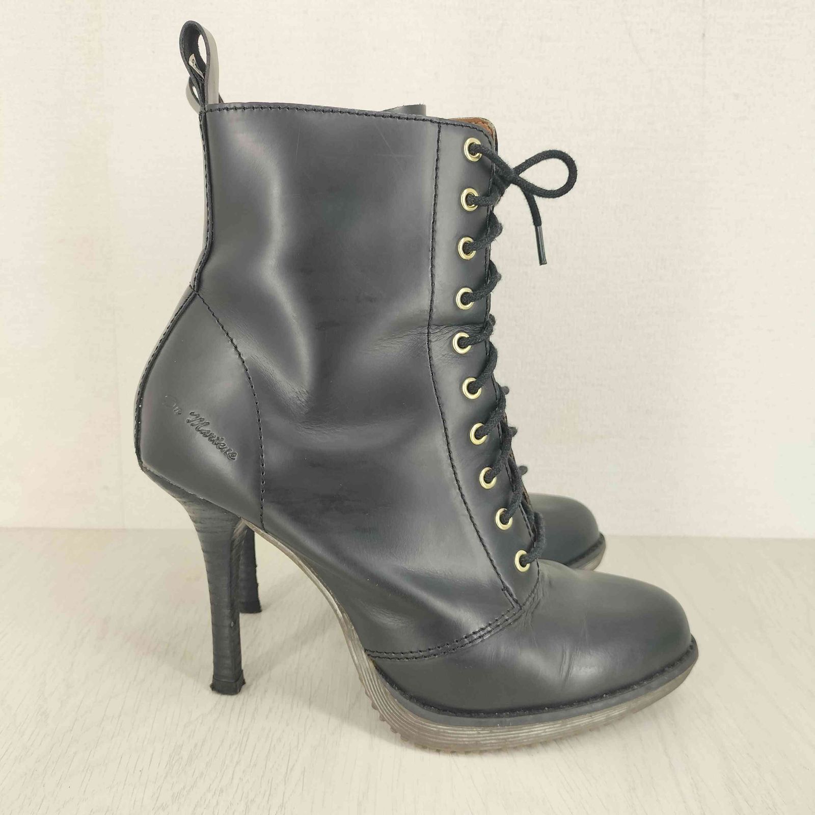 ドクターマーチン Dr.Martens KIMORA 10ホール サイドジップ ショートブーツ レディース 表記無