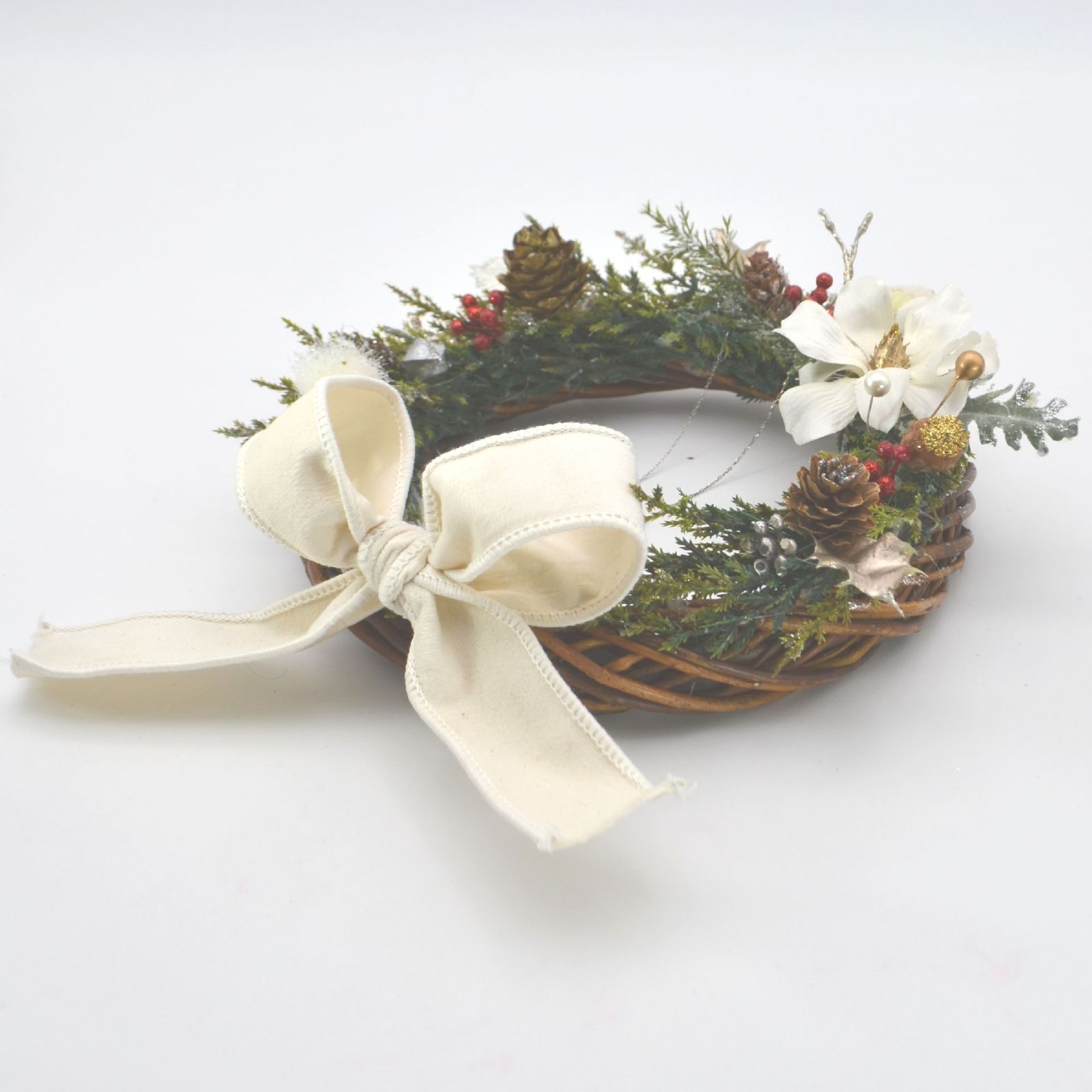 ローズ三日月型リース