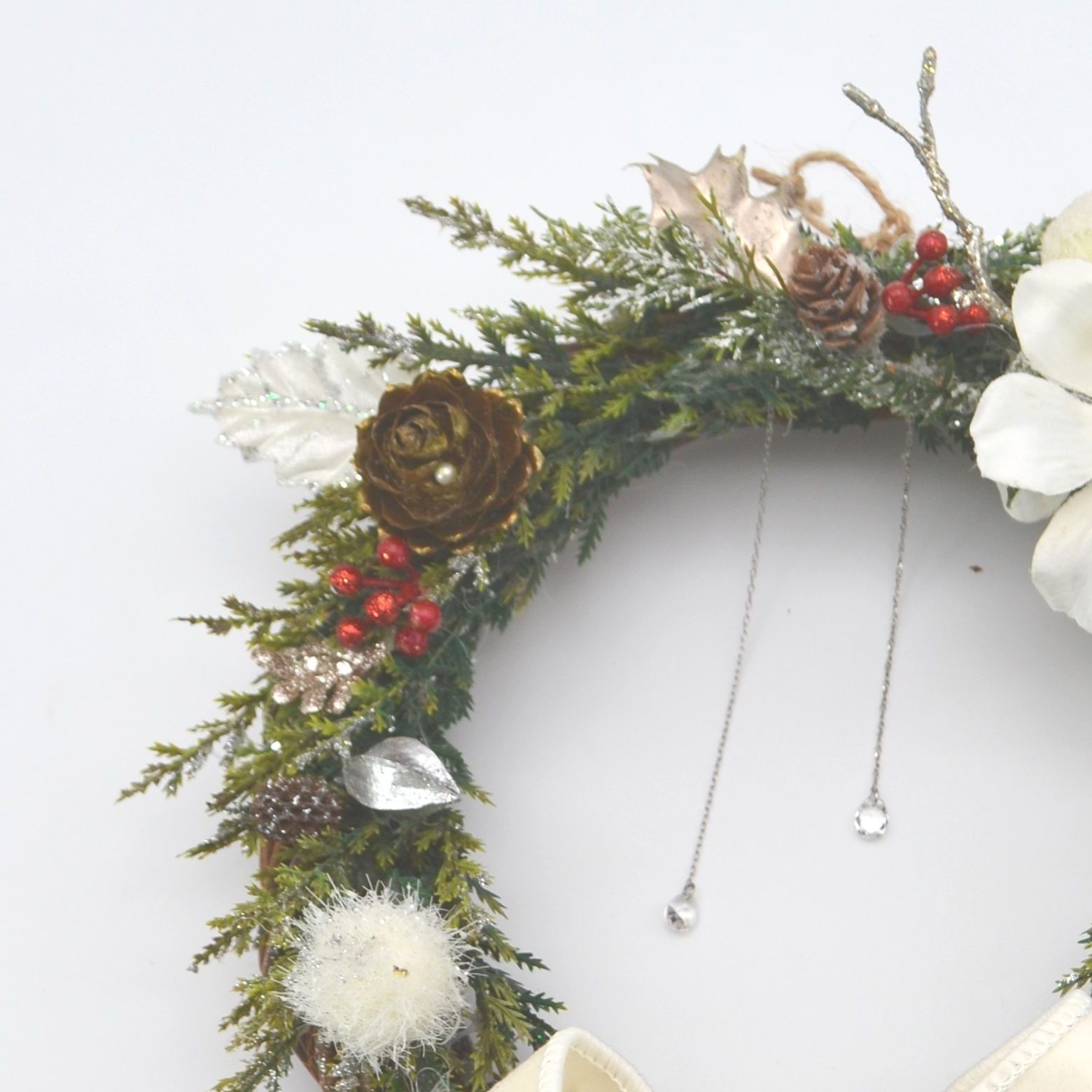 ローズ三日月型リース