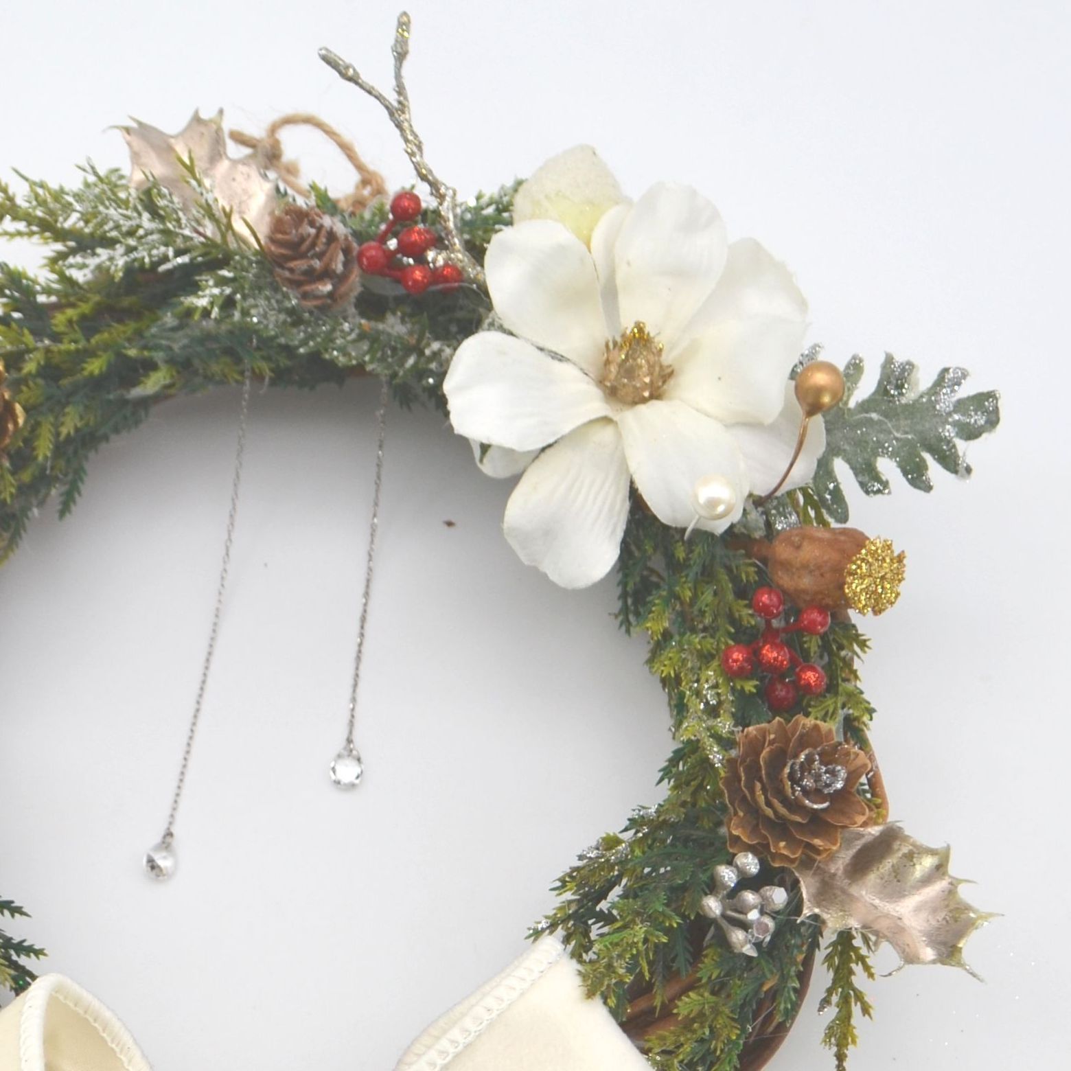 ローズ三日月型リース