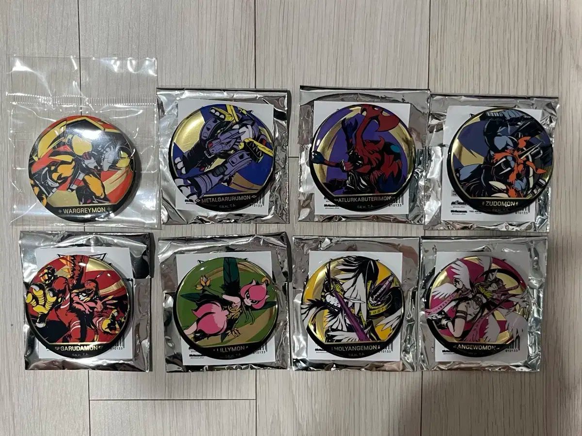 デジタルモンスター 展示会 バッジ フルセット