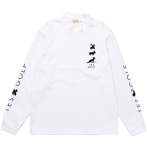 TES テス TES GOLF HIGH NECK WHITE ゴルフウェア THE ENDLESS SUMMER エンドレスサマー 各種サイズあり