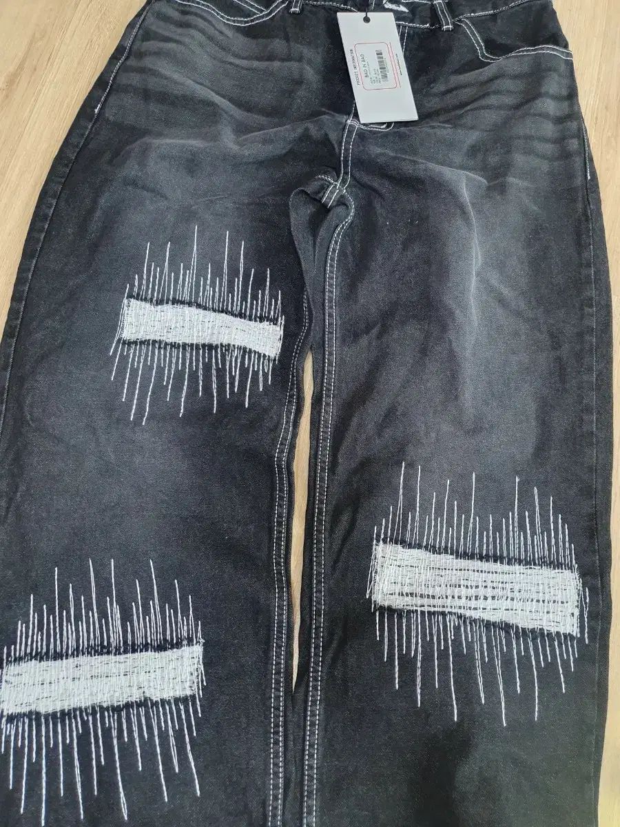 バッドインバッド979 スティッチ デニム L