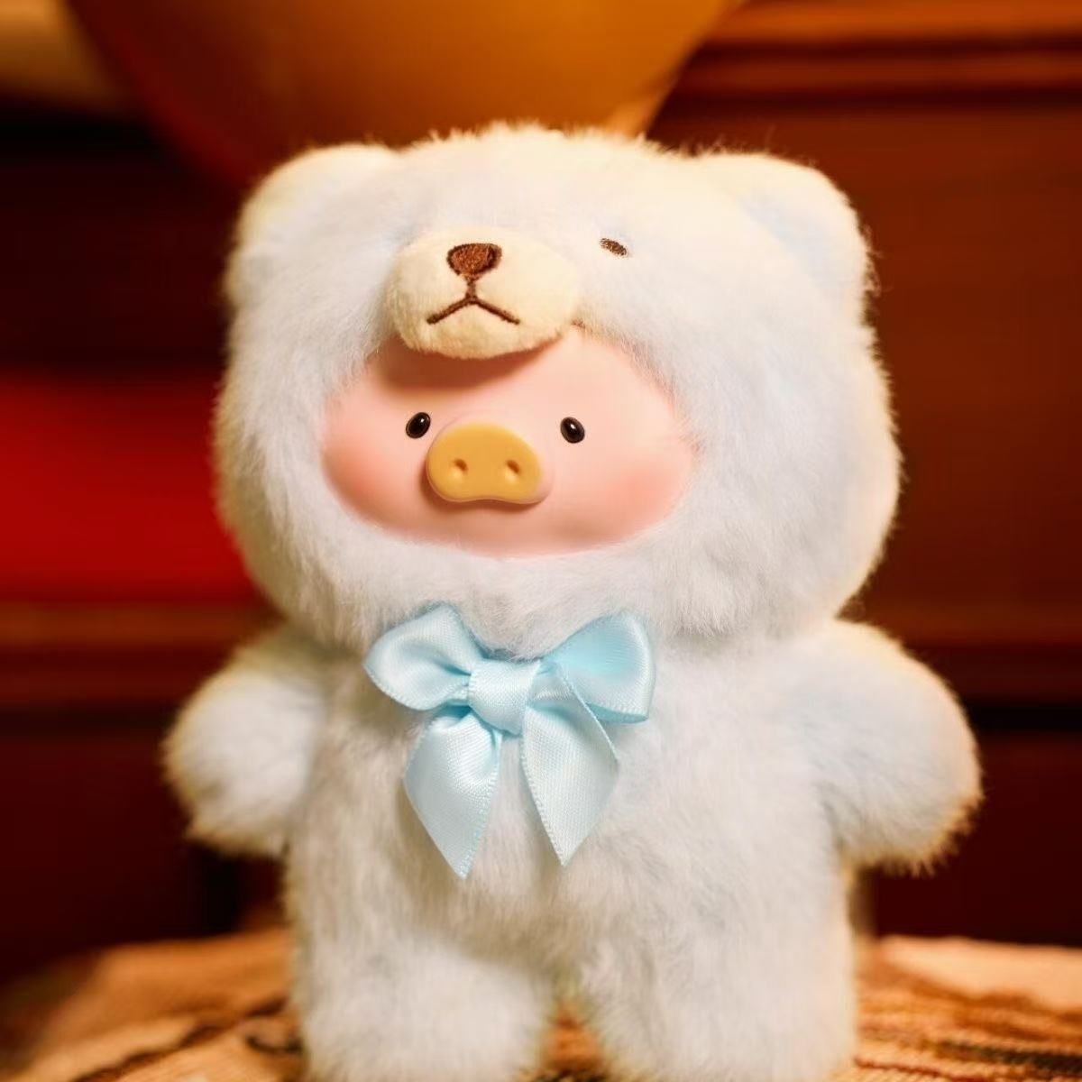 「ルル・ザ・ピギー：ヴィンテージ・テディ・ショップ」シリーズ ぬいぐるみボックス TOYZERO + 公式 ルル ピギーブラインドボックス ヴィンテージテディ