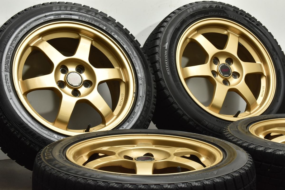 交換用に スバル GC 8 インプレッサ STI 16 in 7 J 53 PCD 100 ブリヂストン ブリザック REVO 1 205 55 R ノーマル戻し