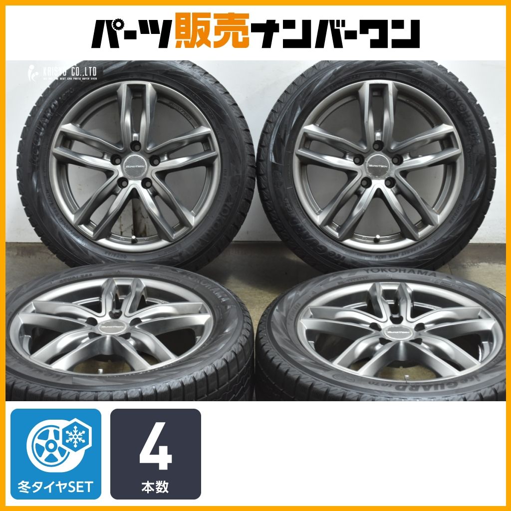 輸入車用 ユーロテック 17 in 7 J 38 PCD 112 ヨコハマ アイスガード iG 70 225 50 R 冬タイヤ アウディ A 4 6 VW シャラン