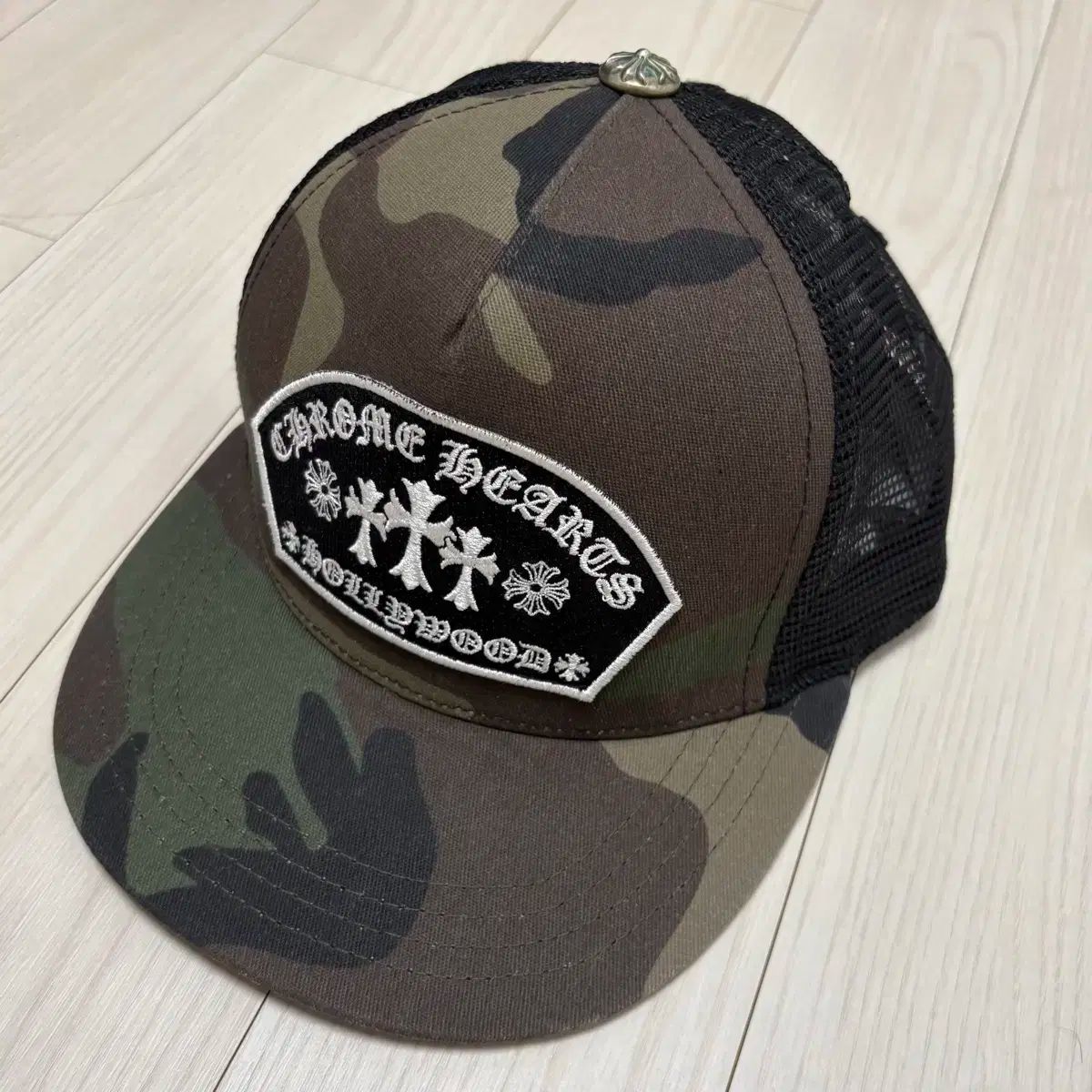 CHROME HEARTS クロムハーツ キングタコ カモフラージュ メッシュ トラッカーハット 帽子