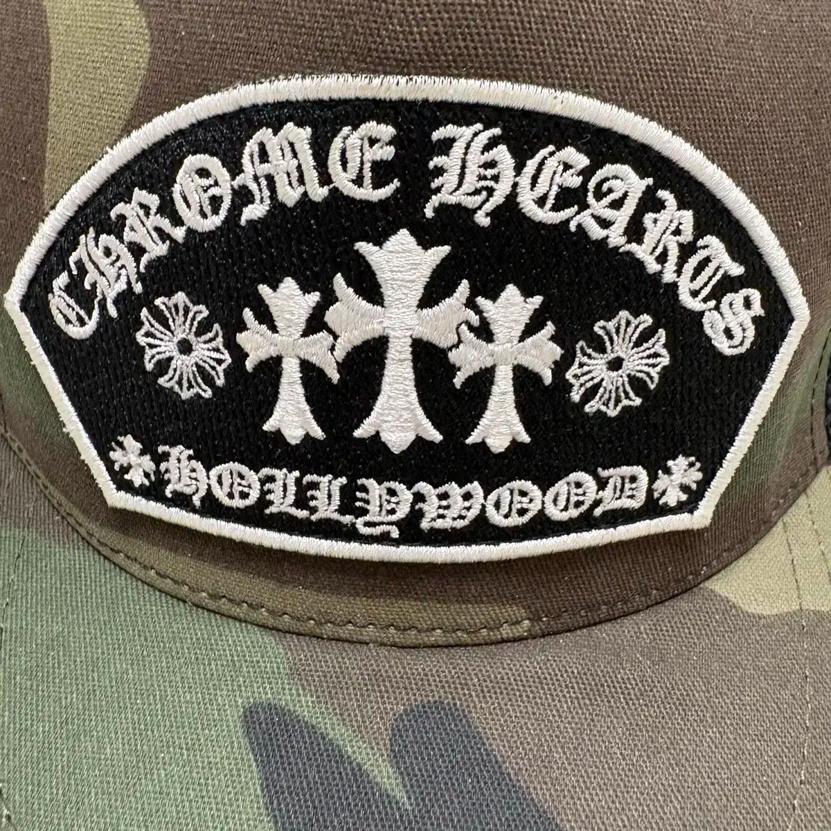 CHROME HEARTS クロムハーツ キングタコ カモフラージュ メッシュ トラッカーハット 帽子