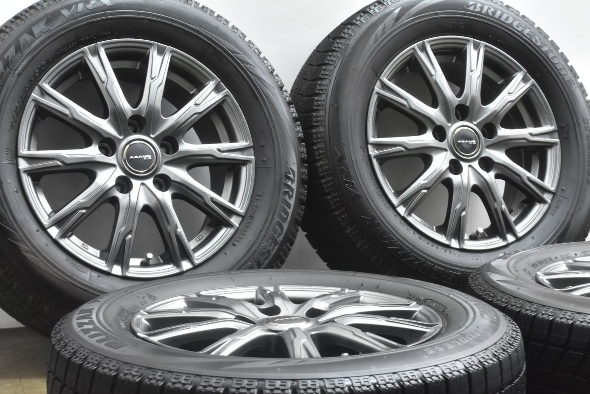 AZANE E 10 15 in 6 J 43 PCD 114 3 ブリヂストン ブリザック VRX 195 65 R ノア ヴォクシー ステップワゴン セレナ 等に