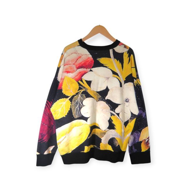 VIVIENNEWESTWOOD MAN CARPI FLOWER SWEAT SHIRTS BLACK サイズ48 VW 