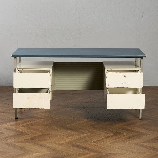 ギスペン GISPEN ヴィンテージ 両袖 デスク 3803 オランダ Gispen