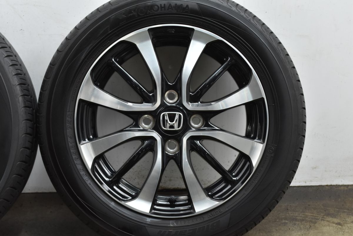 程度良好品】ホンダ JF3 N BOX カスタム 純正 14in 4.5J +40 PCD100