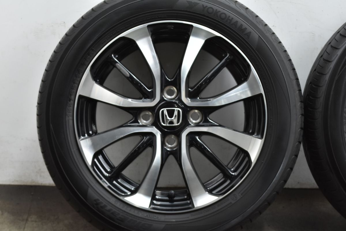  程度良好品 ホンダ JF 3 N BOX カスタム 14 in 4 5 J 40 PCD 100 ヨコハマ ブルーアース 155 65 R WGN ONE 流用 ノーマル戻し 14インチ タイヤ ホイールセット