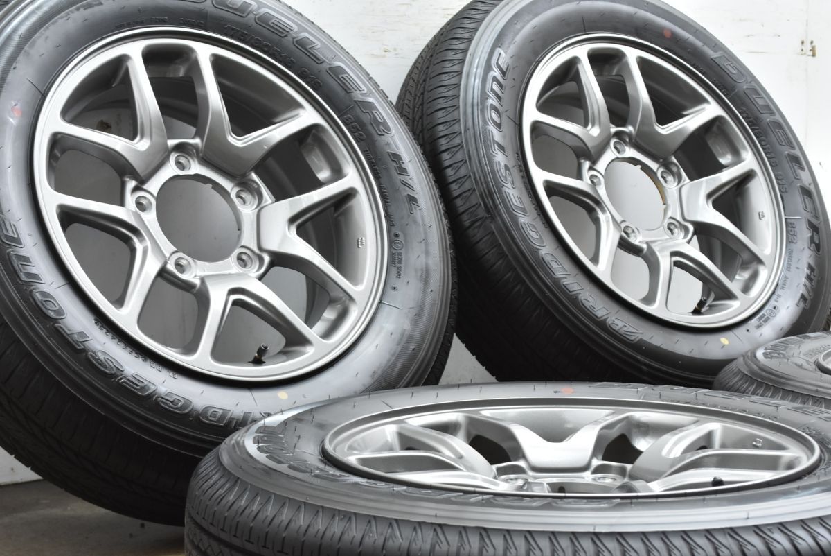 製 新車外し品 バリ溝 スズキ JB 64 ジムニー 16 in 5 J 22 ブリヂストン デューラー H L 852 175 80 R 23 AZオフロード