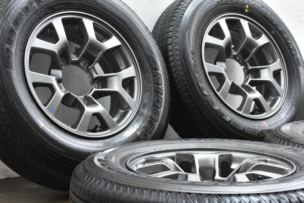 製 バリ溝 スズキ JB 74 ジムニー シエラ 15 in 5 J PCD 139 7 ブリヂストン デューラー H L 852 195 80 R ノマド