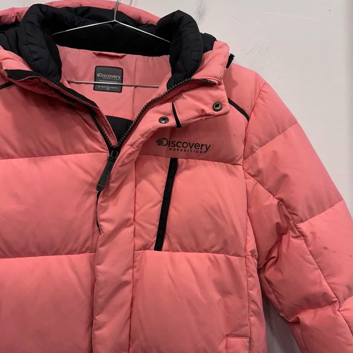 DISCOVERY キッズ ダックダウン ベンチャーフォース フード ダウンジャケット ロング丈