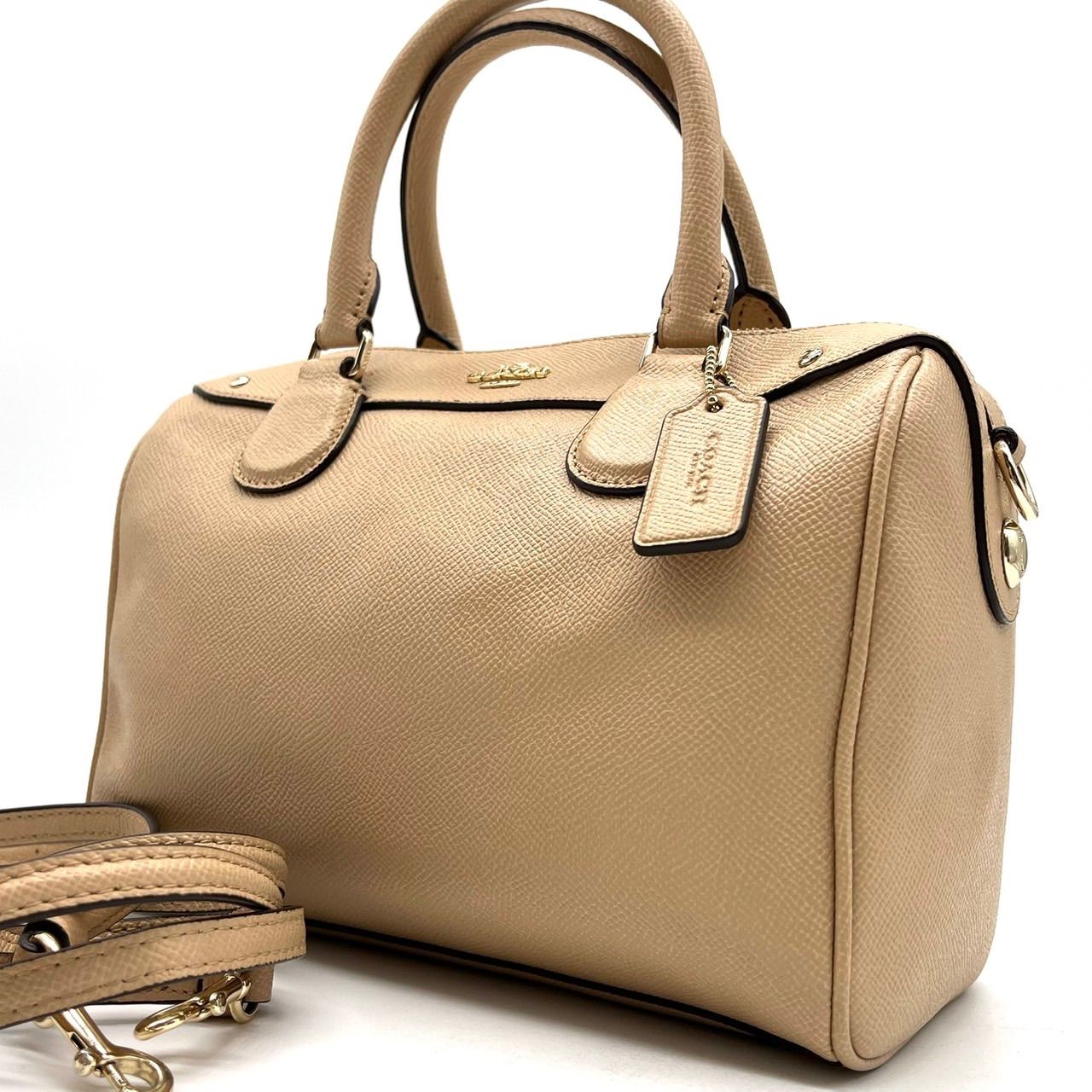 ✨良品✨ coach y2k 2way beige shoulder bag leather brown ladies 