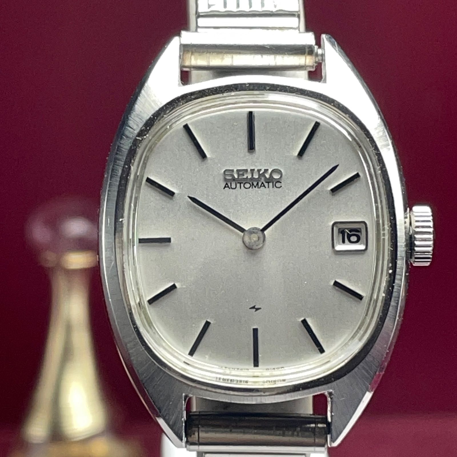 1973年製 SEIKO エクステンションベルト ヴィンテージ アンティーク 稼働品 自動巻 セイコー 70 s
