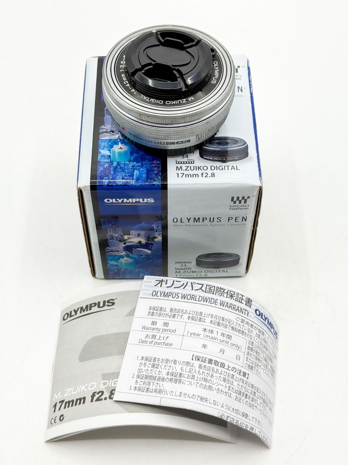 OLYMPUS M.ZUIKO DIGITAL 17mm F2.8 単焦点レンズ 動作 済み