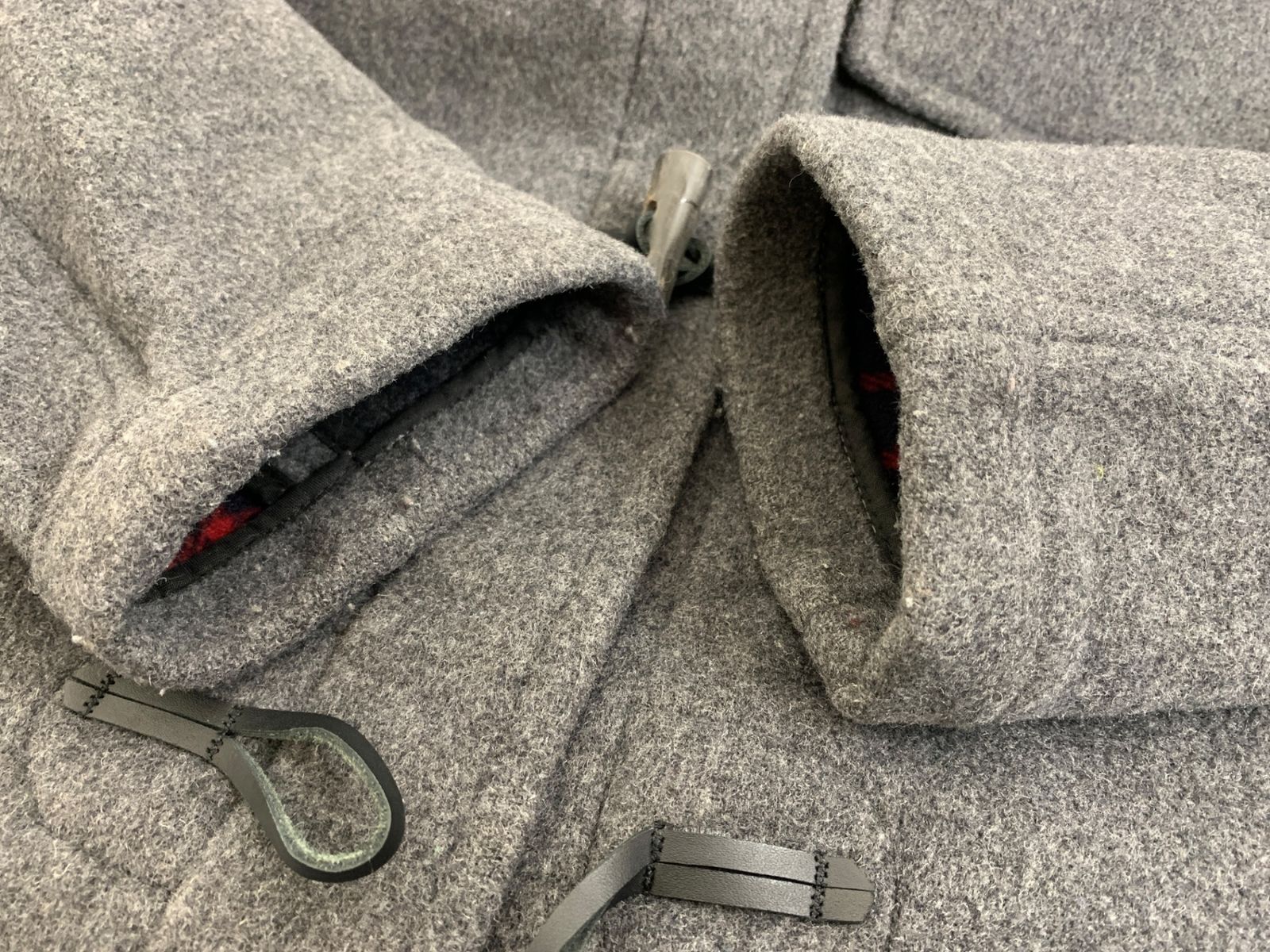 Gloverall (グローバーオール) ダッフルコート ウール Ⅿ グレー