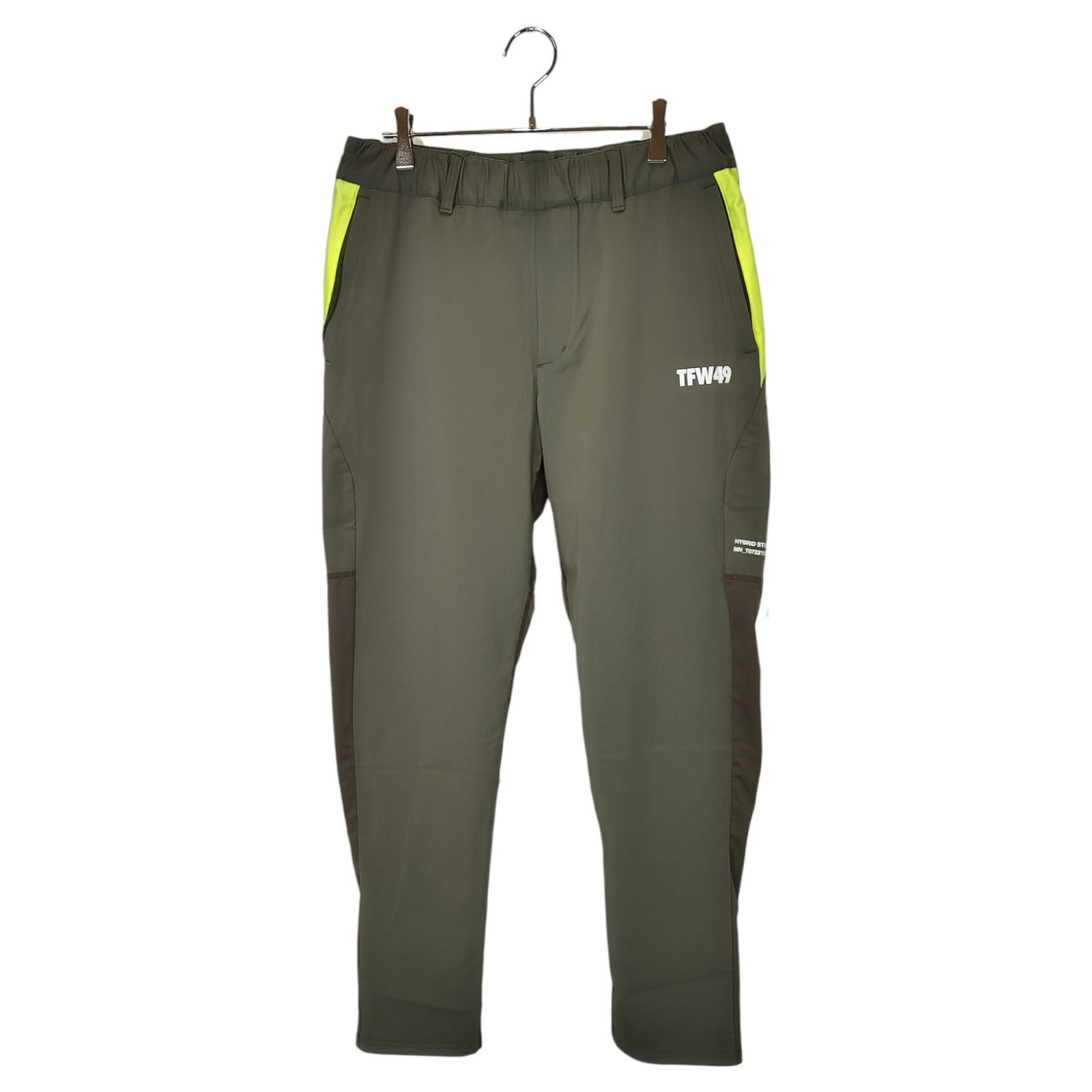 TFW 49 ティーエフダブリュー ゴルフ 22 SS HYBRID PANTS ストレッチ ハイブリット パンツ L カーキ メンズ