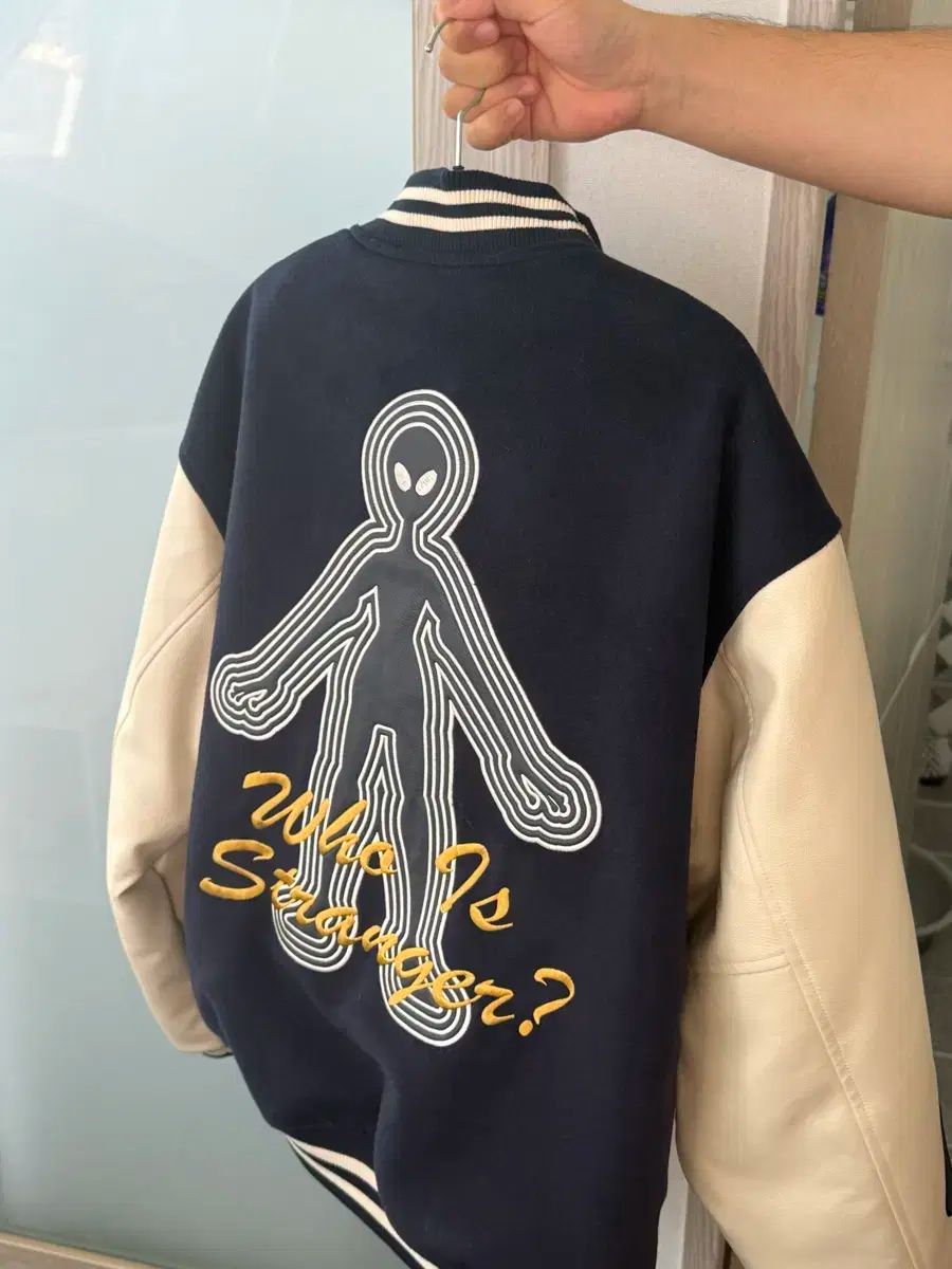 WHOODHOOD スタジャン ジャケット ネイビー サイズ2