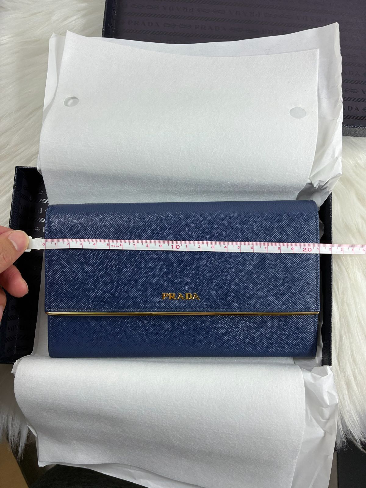 クラッチバッグ ネイビー