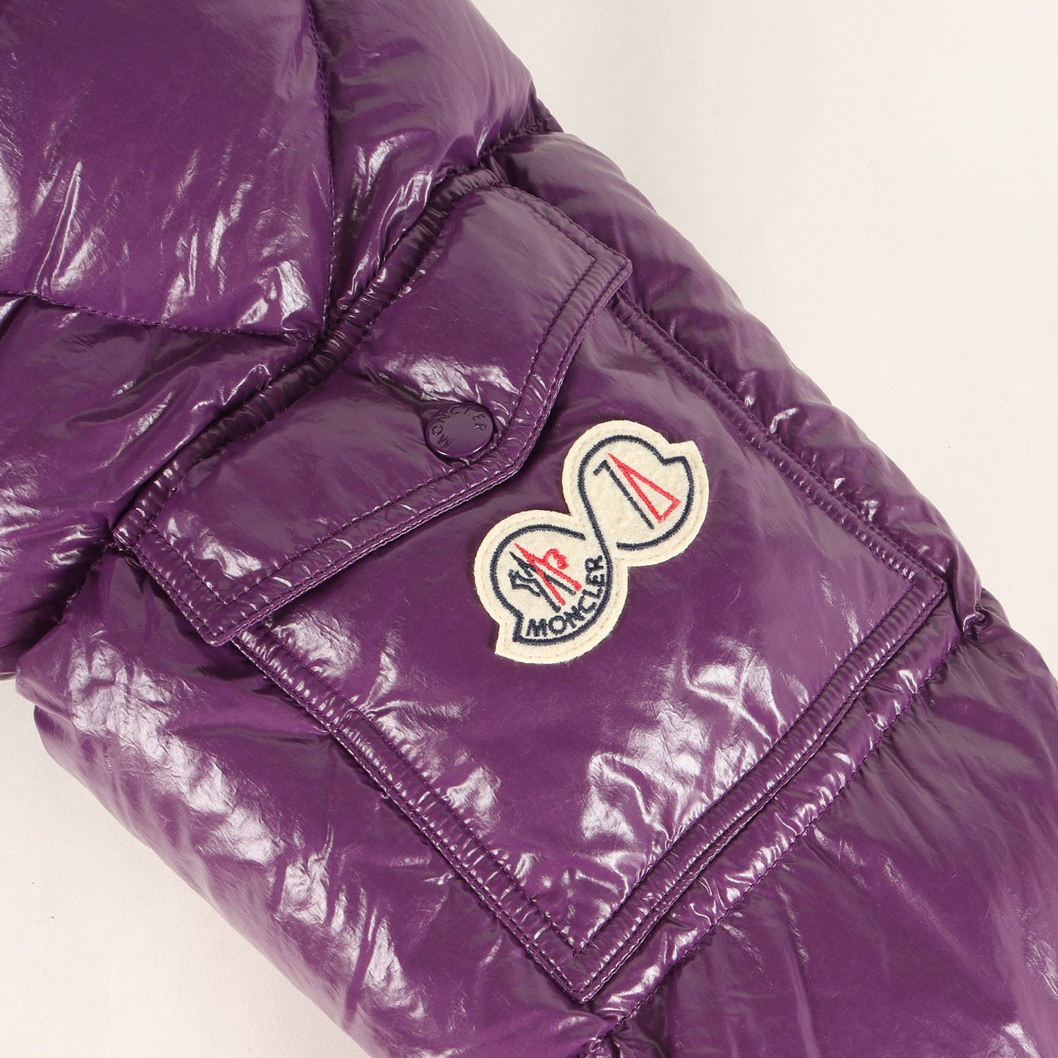 美品】MONCLER モンクレール ジャケット パープル サイズ:3 | 22AW 70