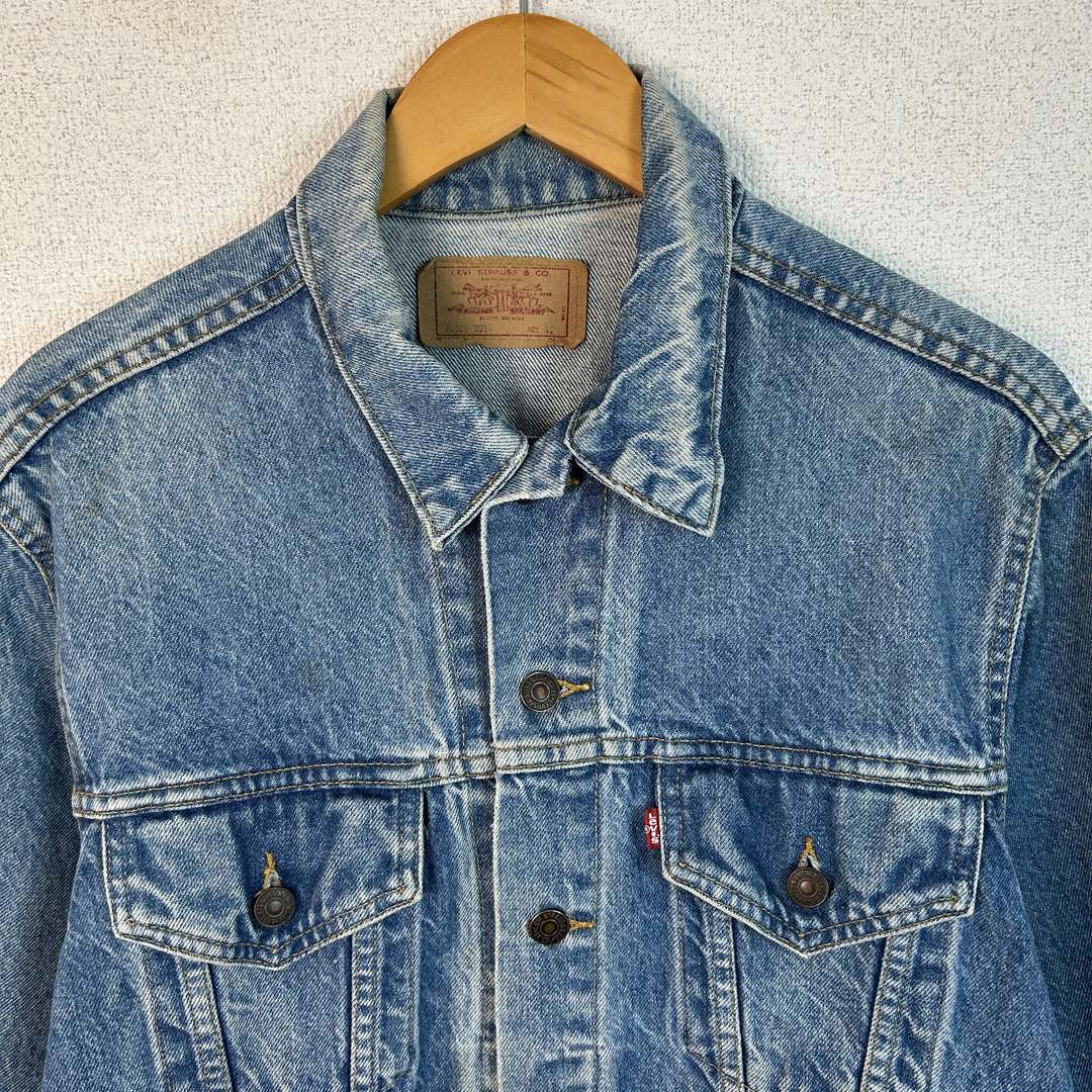 Levi s リーバイス 70505 0217 デニムジャケット Gジャン MADE IN USA ブルー 42サイズ メンズ 古着 アメカジ ヴィンテージ