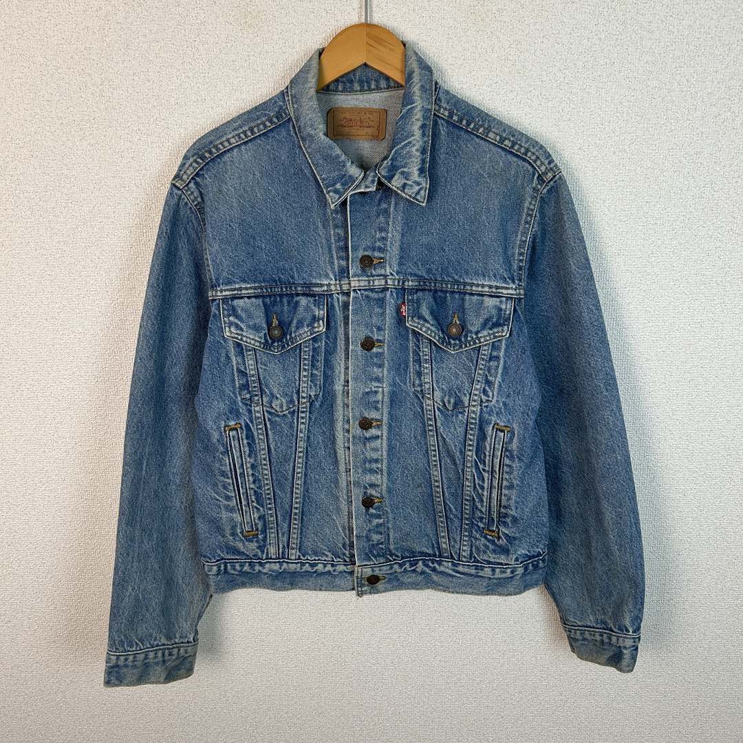 Levi s リーバイス 70505 0217 デニムジャケット Gジャン MADE IN USA ブルー 42サイズ メンズ 古着 アメカジ ヴィンテージ