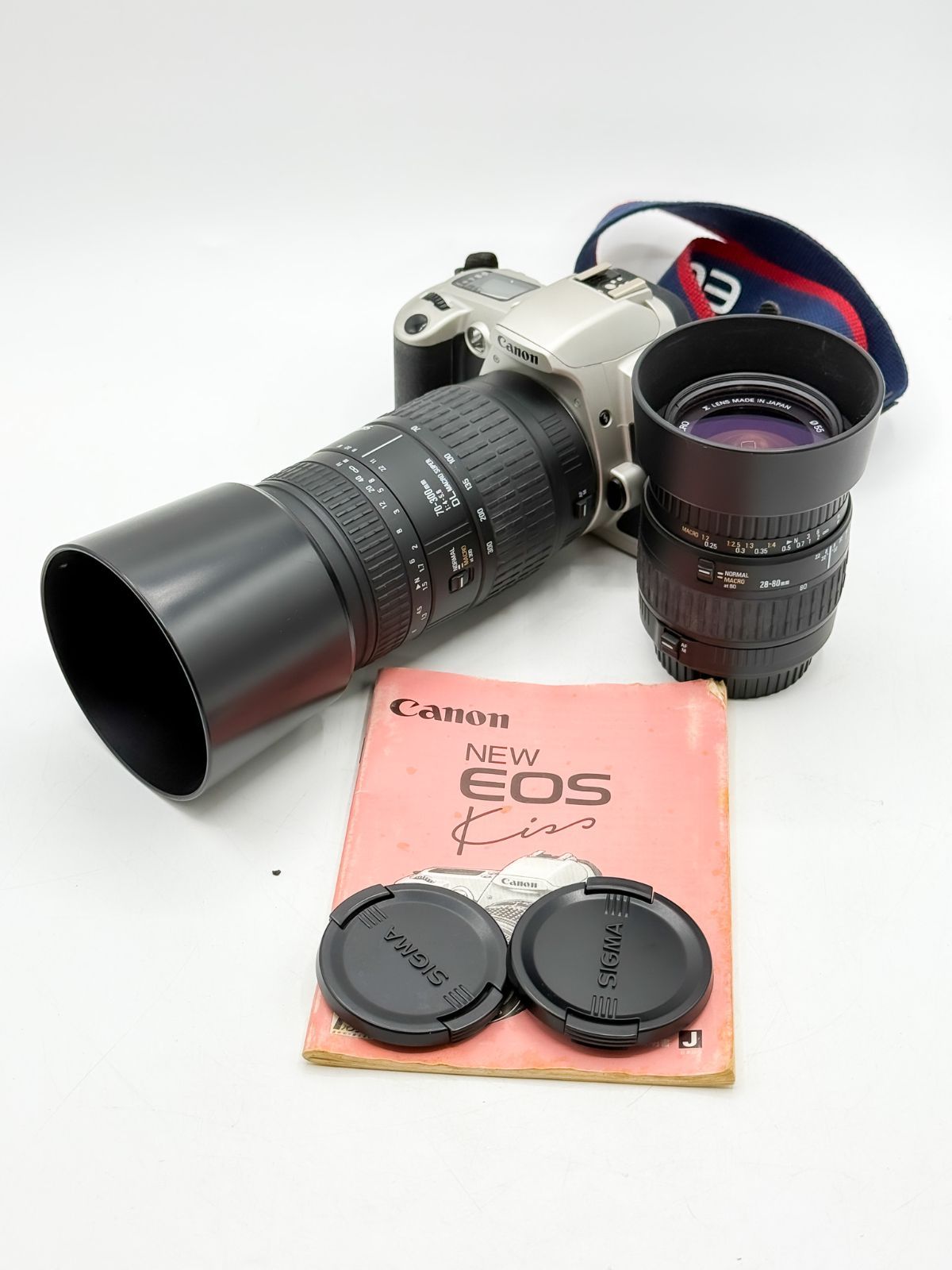 Canon EOS Kiss SIGMA望遠 標準レンズセット 動作 済み フィルム一眼
