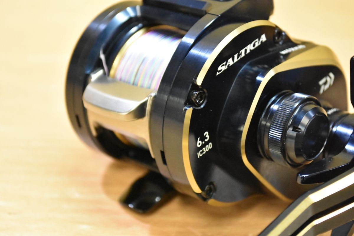 ダイワ 21 ソルティガ IC 300-DH 右巻き カウンター付き ベイトリール DAIWA SALTIGA オフショア 船釣り ライトジギング