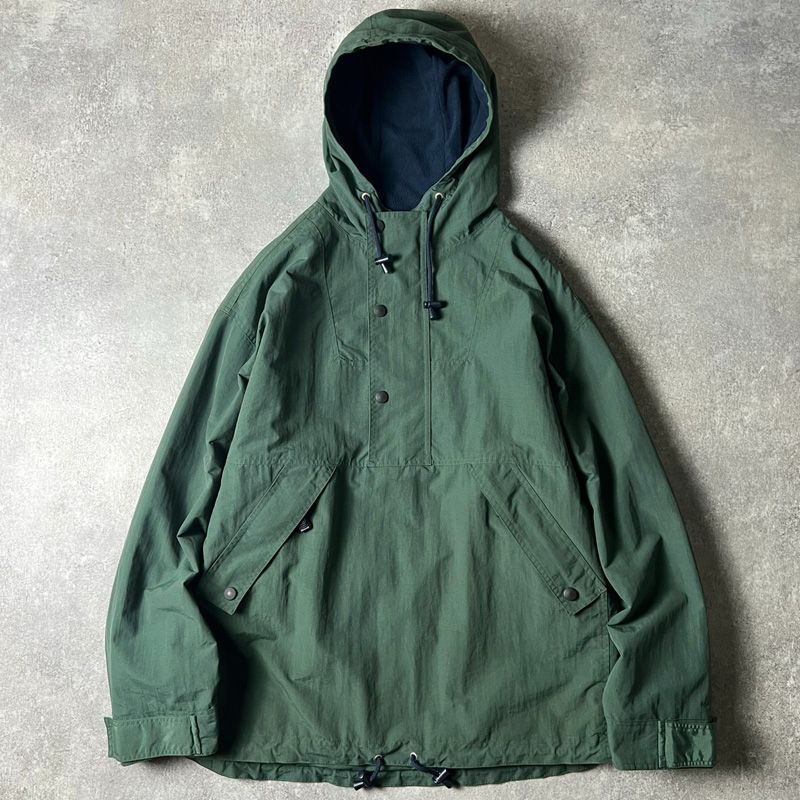 90s GAP フリース ライナー ナイロン アノラック パーカー ジャケット L 90年代 ギャップ プルオーバー ハーフジップ