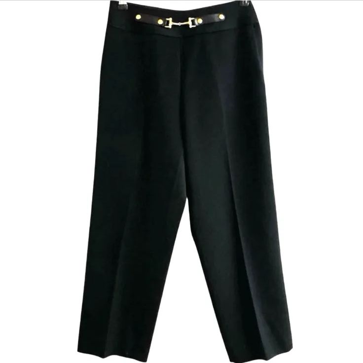 フランス製 ヴィンテージ CELINE セリーヌ ウール パンツ レディース 40