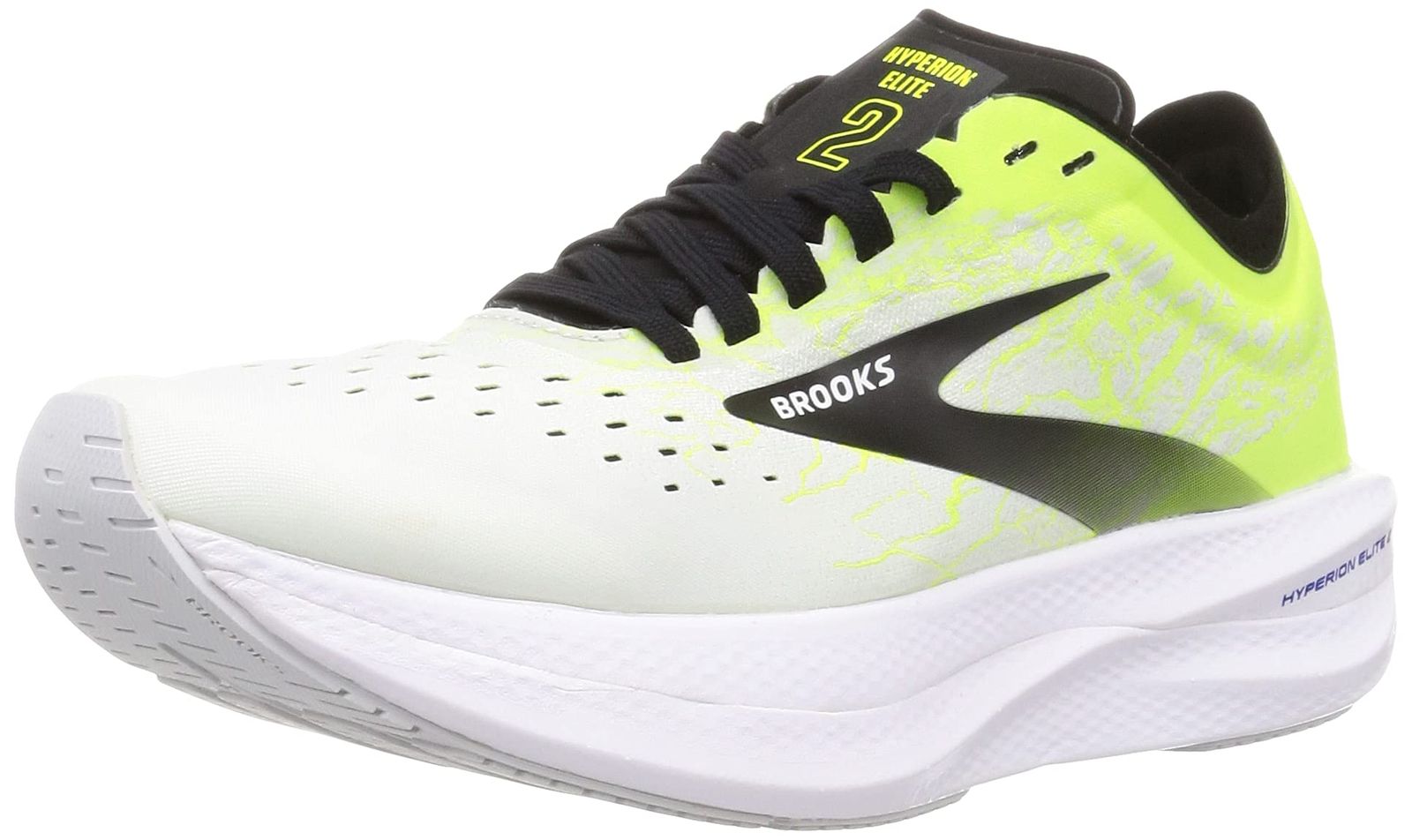 ブルックス ランニングシューズ 軽量 反発 安定感 ハイペリオンエリート2 メンズ レディース D BRU 0376 ホワイト 26.0 cm Free Size