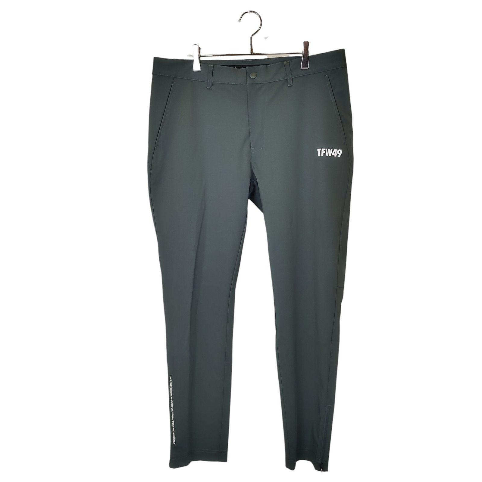 TFW 49 ティーエフダブリュー ゴルフ 24 AW SLIM MULTI PURPOSE JOGGER 4 WAY ストレッチ パンツ XL ダークグリーン メンズ