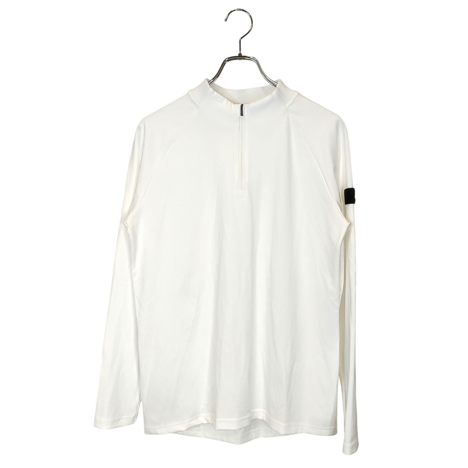 TFW49 ティーエフダブリュー ゴルフ HALF ZIP 長袖 ハーフジップ Ｔシャツ 4 ホワイト メンズ