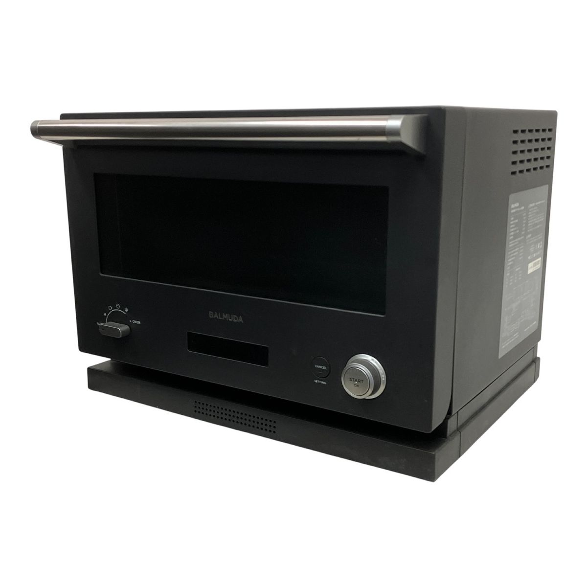 BALMUDA The Range バルミューダ K04A-BK オーブンレンジ 18L 2019年製
