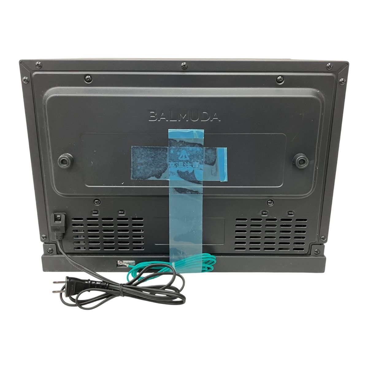 【中古品】バルミューダ　オーブンレンジ　K04A-BK　2018年製 バルミューダ オーブンレンジ K04A-BK 中古美品