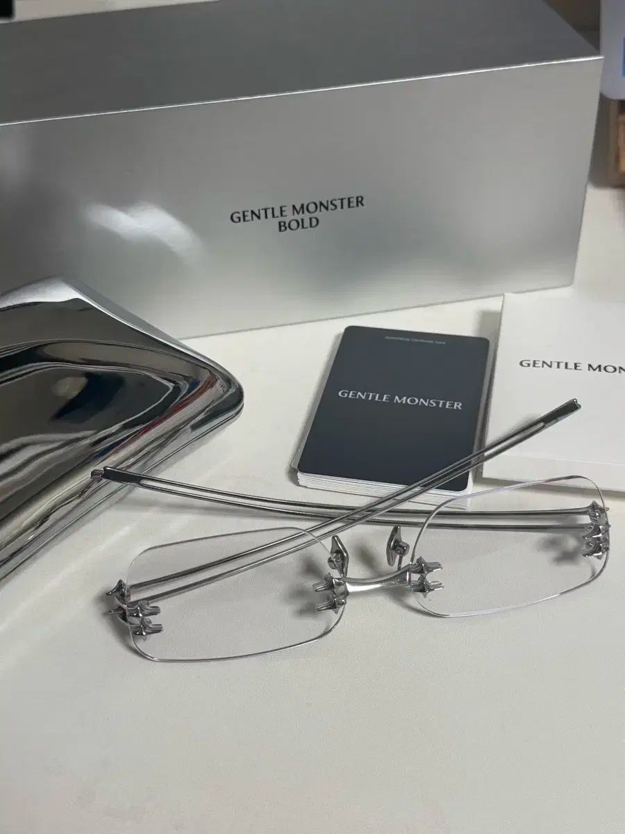 GENTLE MONSTER ジェントルモンスター テトラ02 シルバー クリア