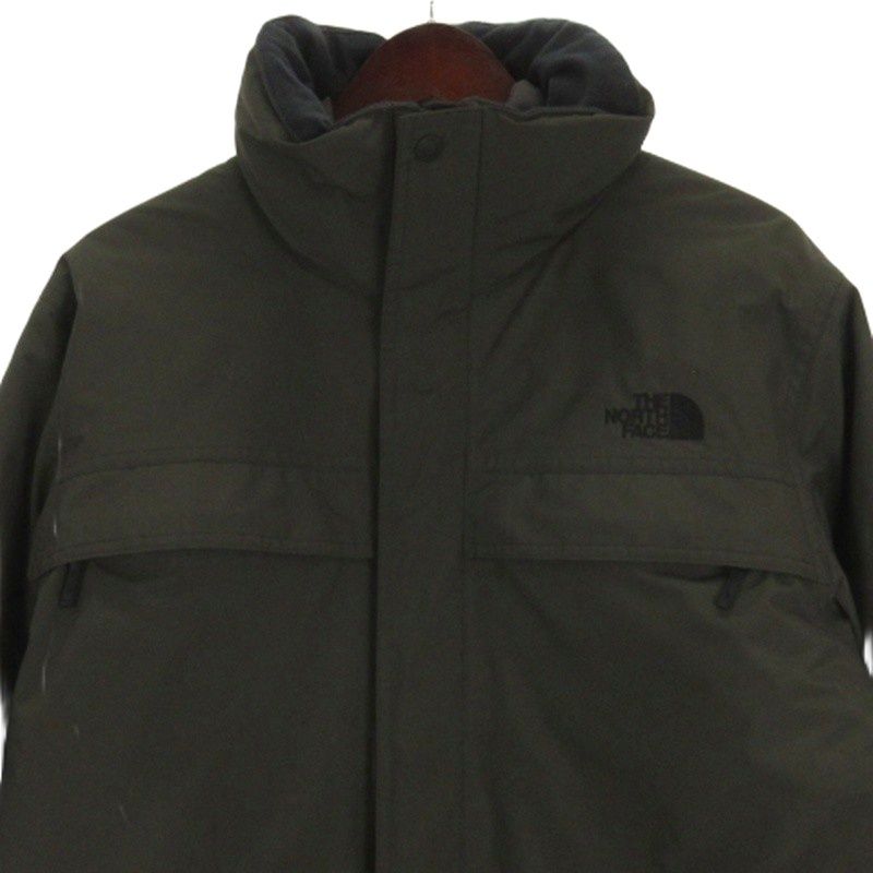 ザノースフェイス THE NORTH FACE MAKALU TRICLIMATE JACKET マカルトリクライメイト ジャケット 中綿インナー フーディ NP61637 カーキ XL