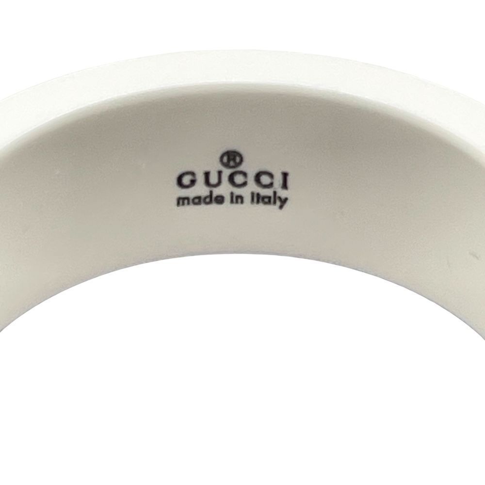 GUCCI グッチ セラミックリング 14号 K 18コンビ