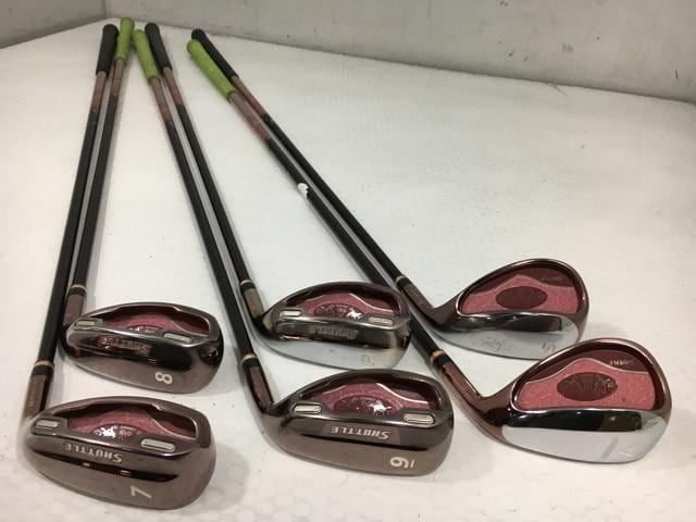 返品OK 【中古ゴルフクラブ】(6本セット)マルマン シャトル i3000X