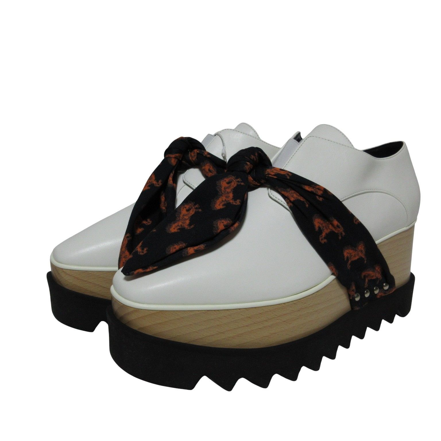 ステラマッカートニー　エリス　スタッズ　レースアップ　厚底　プラットフォーム Stella McCartney STELLA McCARTNEY ステラマッカートニー